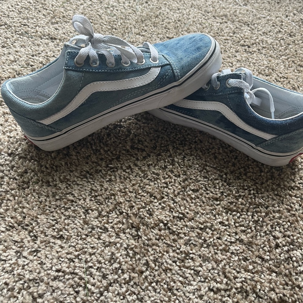 Denim Vans Mens Size 5.0 Woman’s Size 6.5